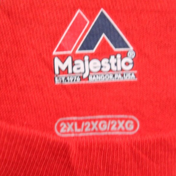 Anaheim Angels Men Red Tee Shit Cooperstown Vladimir Guerrero Size XXl - Picture 7 of 9